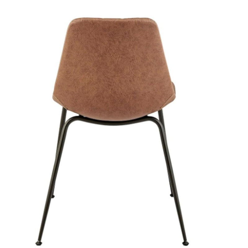 npd furniture and more Robert Faux Leather Dining Side Chair, (Set of 4)