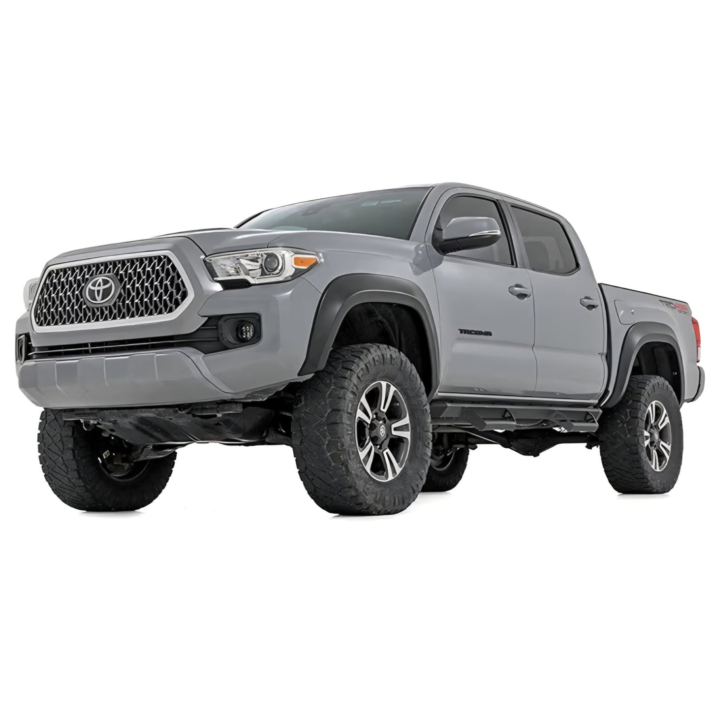 Rough Country Sport Style Fender Flares for Toyota Tacoma (2016-2023) - Durable ABS Flares