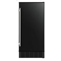 EdgeStar IB250BL 15 Inch Wide 20 Lb. Built-in Ice Maker with 25 Lbs. Daily Ice Production