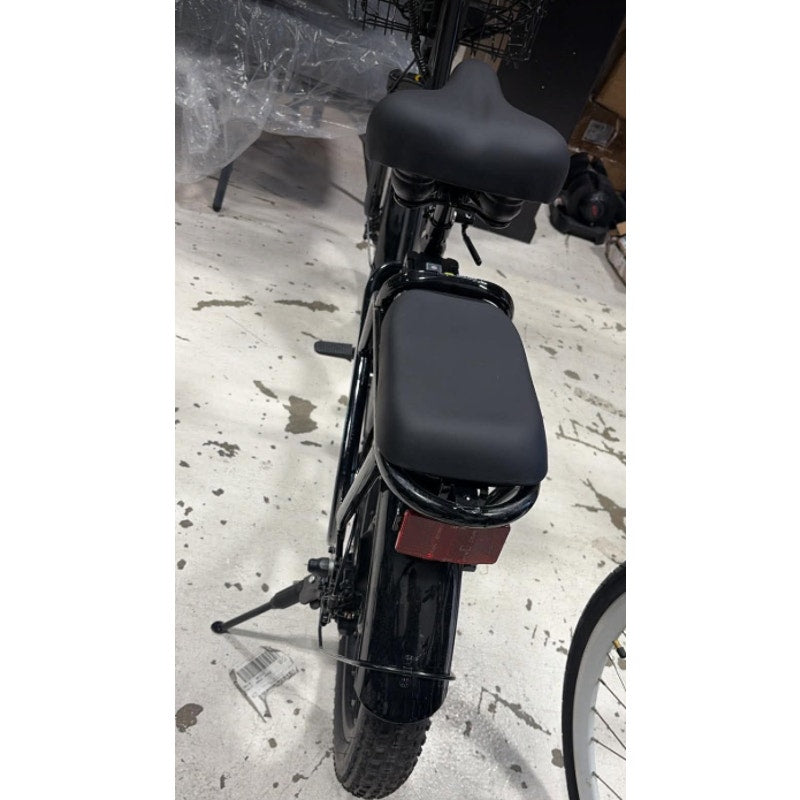 Caroma Peak 500W Electric Scooter with Seat, 20" Fat Tire Electric Bike, Black