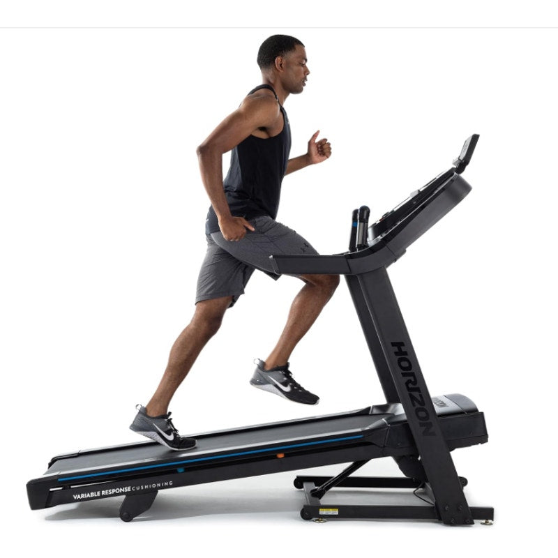 Horizon Fitness Treadmill, Top speed 12.0, Apple watch connection