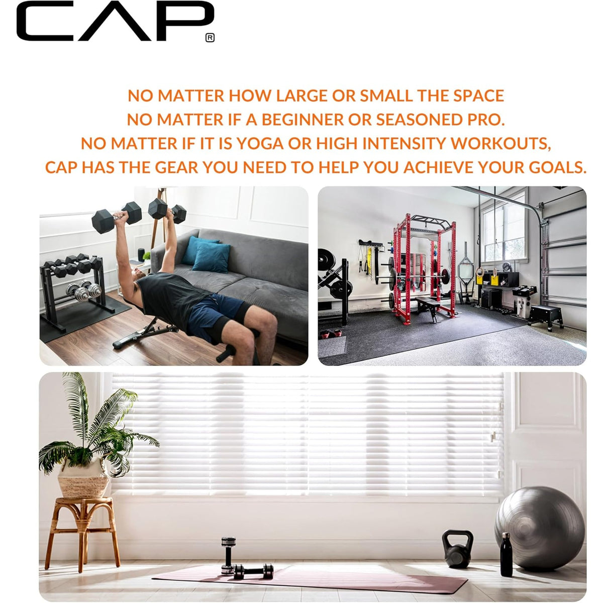 CAP A-Frame Dumbbell Weight Rack, holds 5-25lb, 13"D x 14.5"W x 26"H