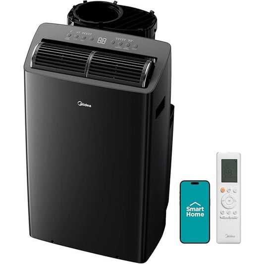 Midea Duo 14,000 BTU (12,000 BTU SACC) High Efficiency Inverter Ultra Quiet Portable Air Conditioner