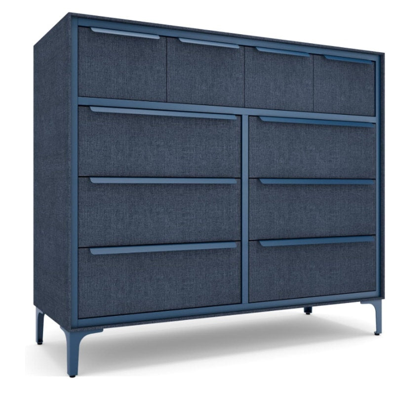 tinge Naima 10-Drawer Premium Fabric Dresser for Bedroom, Waterproof