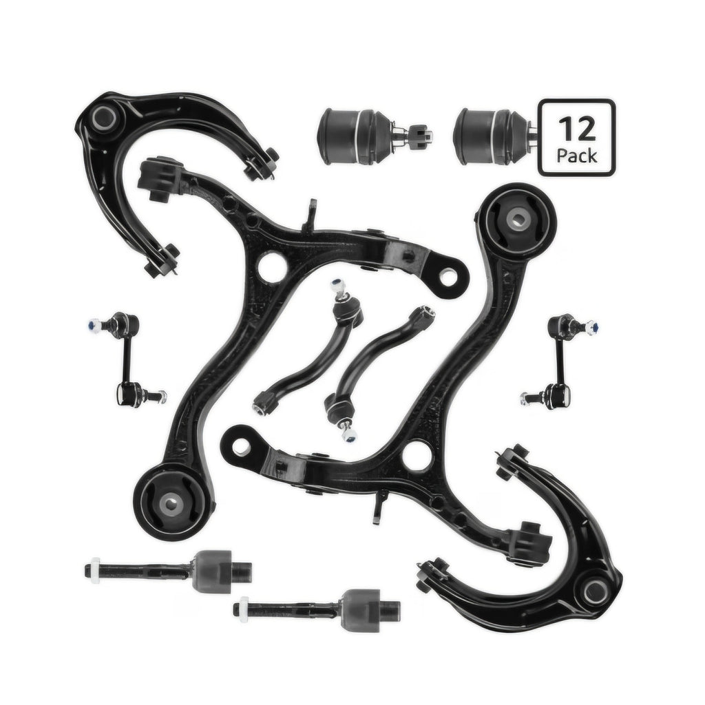 Front Upper & Lower Control Arm w/Ball Joint for Honda Accord 2008-2012