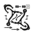 Front Upper & Lower Control Arm w/Ball Joint for Honda Accord 2008-2012