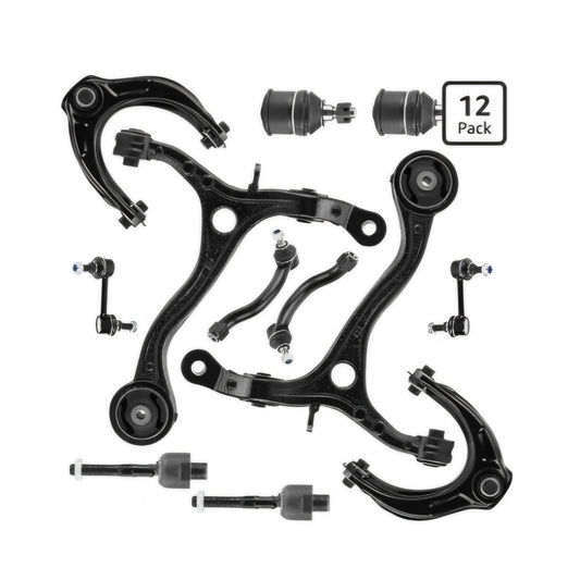 Front Upper & Lower Control Arm w/Ball Joint for Honda Accord 2008-2012