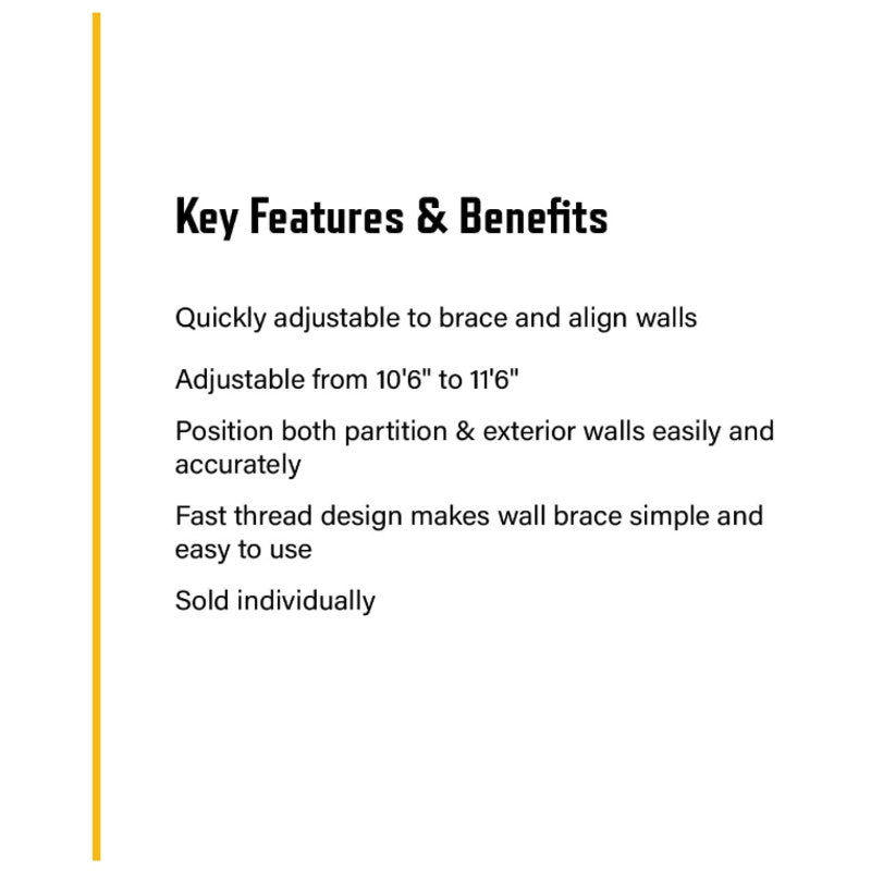 Guardian Fall Protection 2620 Adjustable Wall Brace