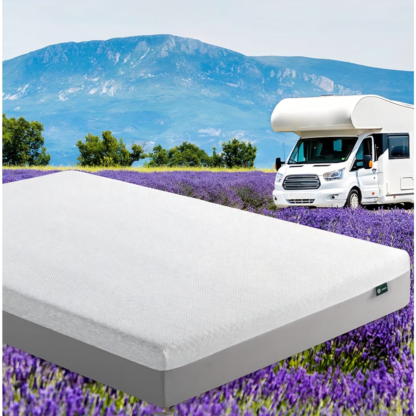 8 Inch Ultima RV Memory Foam Mattress [New Version], Short Queen, Fiberglass Free, Medium Firm Feel