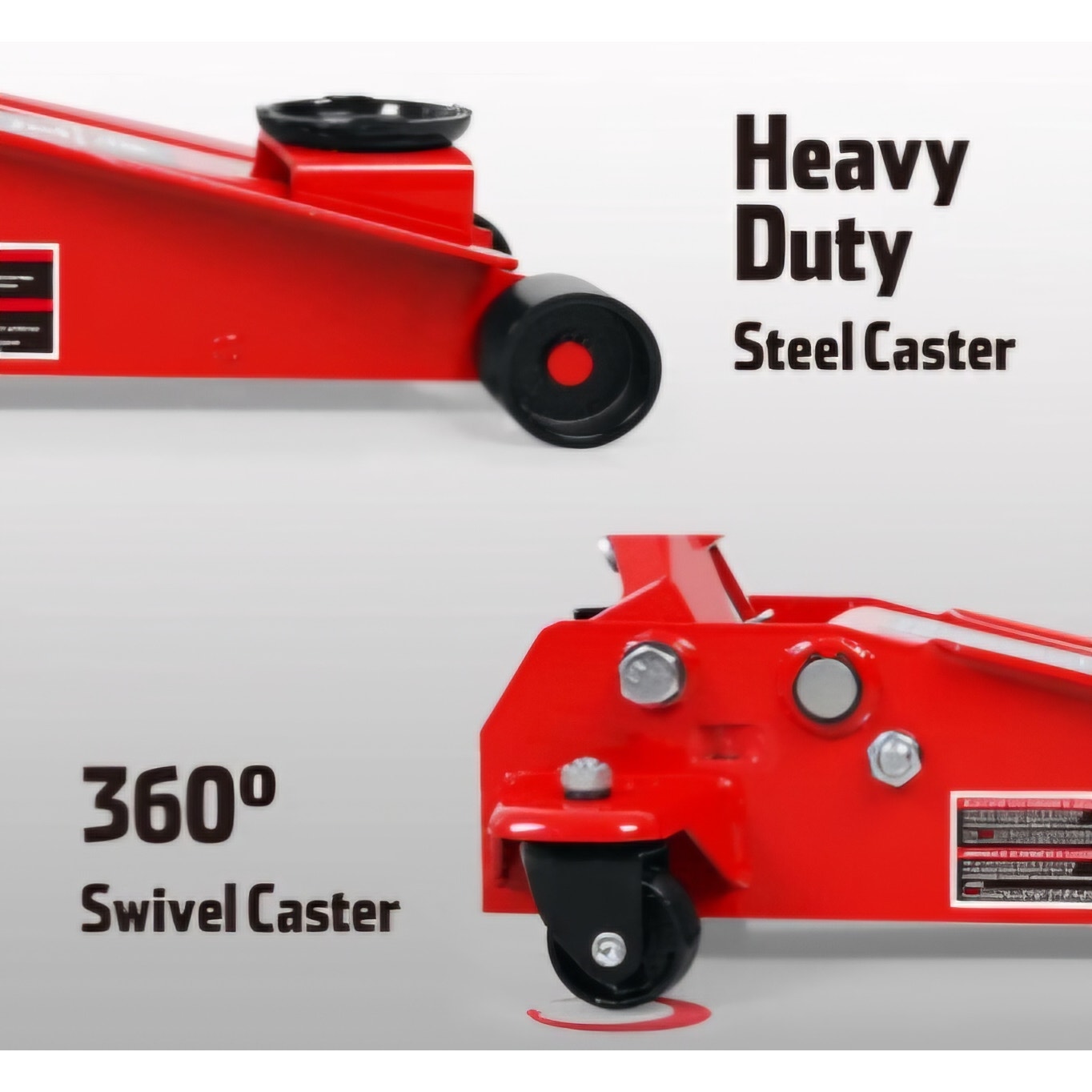 Jack Boss Floor Jack 3 Ton Capacity Fast Lift Service Jack Steel Heavy Duty Hydraulic Car Jack