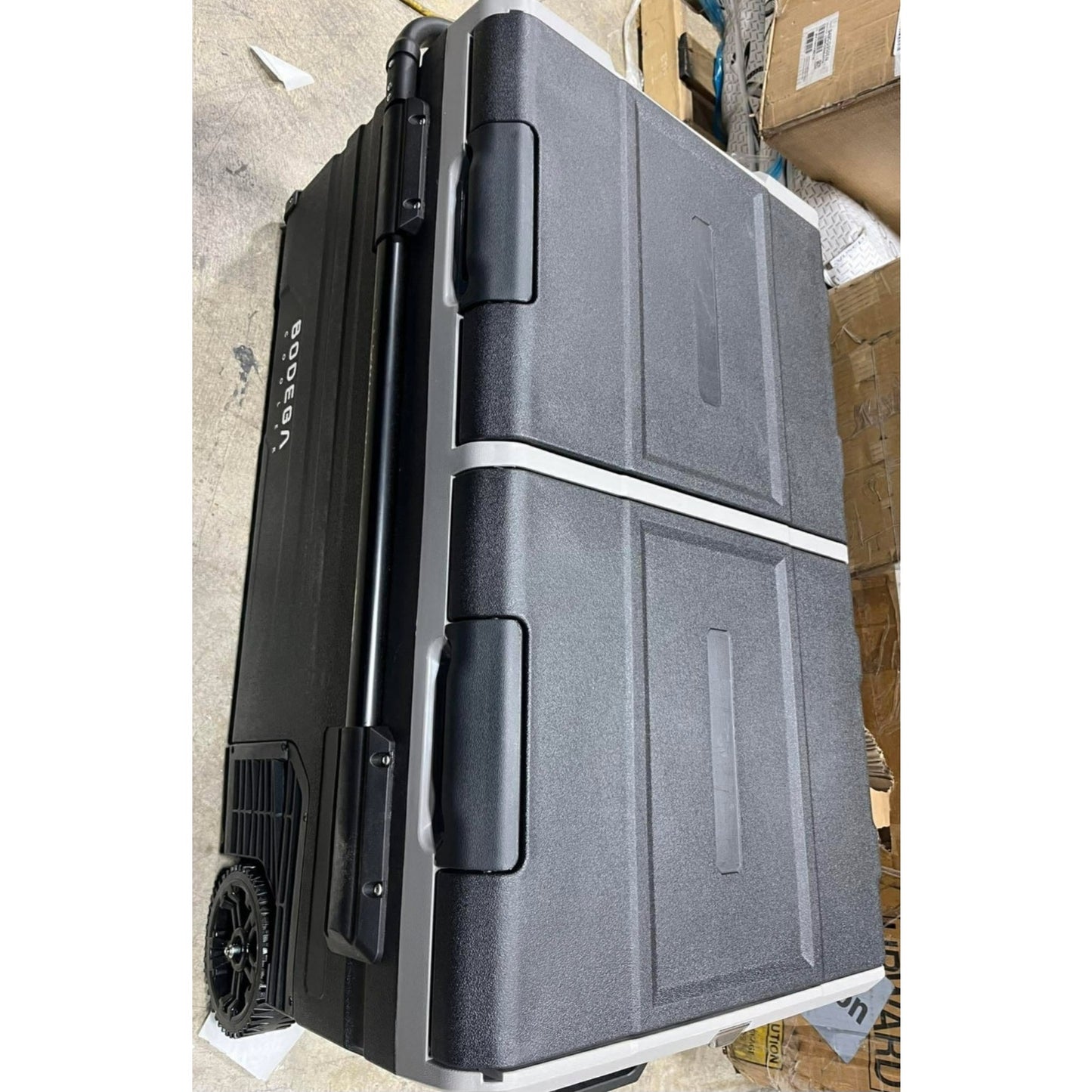 BODEGACOOLER 12 Volt Car Refrigerator,Dual Zone APP Control, Designed with Removable 2-Way Door