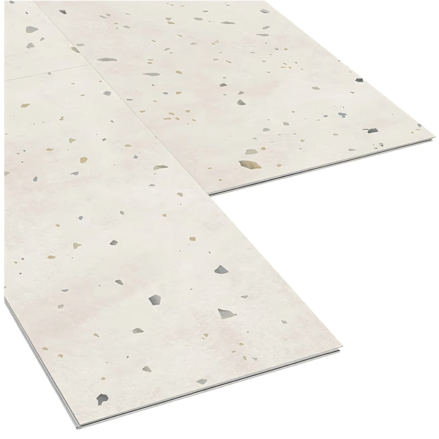 Allure Luxury Vinyl Tile Flooring, 22 Mil Wear Layer, Perfect Parfait Terrazzo 12" x 24", 6.5 mm