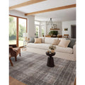 Area Rug Loloi Angela Rose Ember Collection EMB-05 Graphite/Multi 11'-6" x 15'-7" Area Rug