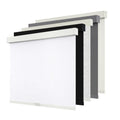 SUNOFF Cordless Blackout Roller Shades Blinds for Windows,34"W x 72"H,White Black Out Fabric