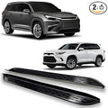 2Pcs Door Fixed Running Board Side Step Compatible with Toyota Grand Highlander Lexus