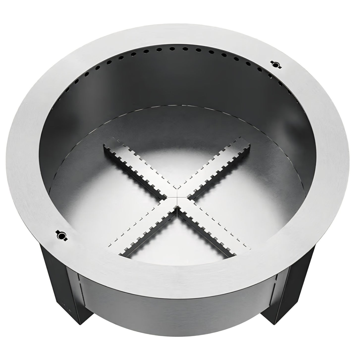 Smokeless Fire Pit (X Series 30, Stainless Steel) 34.5 inch Smokeless Firepit for Outside 94 Pounds