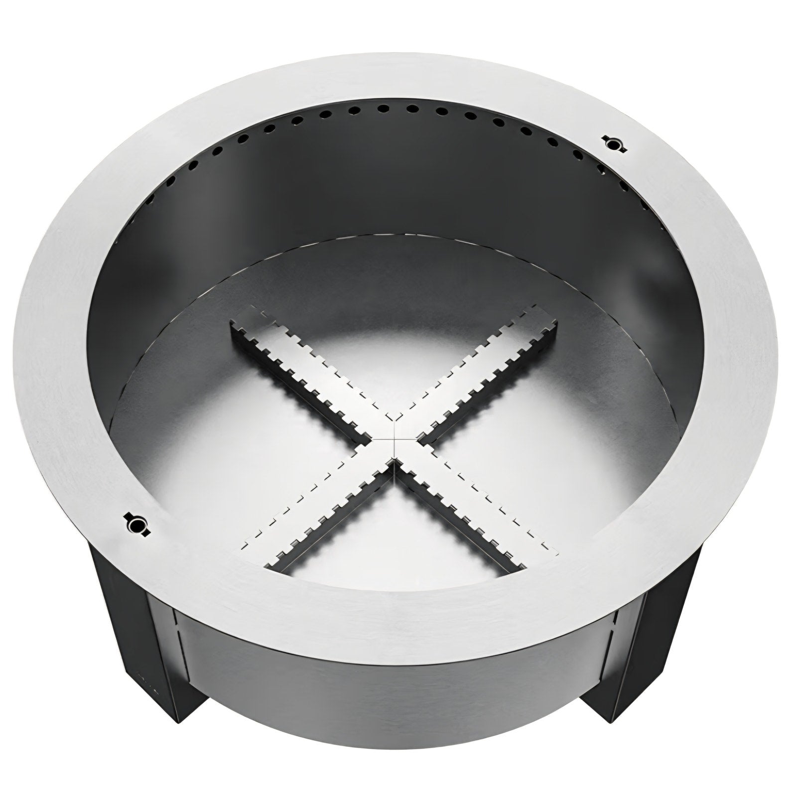 Smokeless Fire Pit (X Series 30, Stainless Steel) 34.5 inch Smokeless Firepit for Outside 94 Pounds