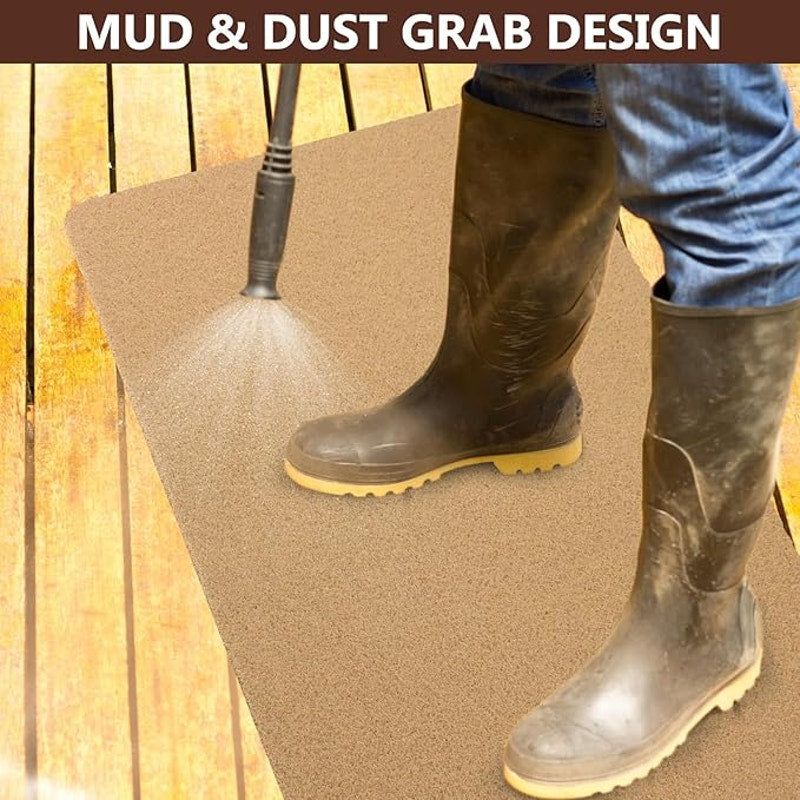 Tinideya 20 Pcs Coir Doormat with Heavy Duty Backing, for Out/ Indoor Entryway  (29 x 17 In)