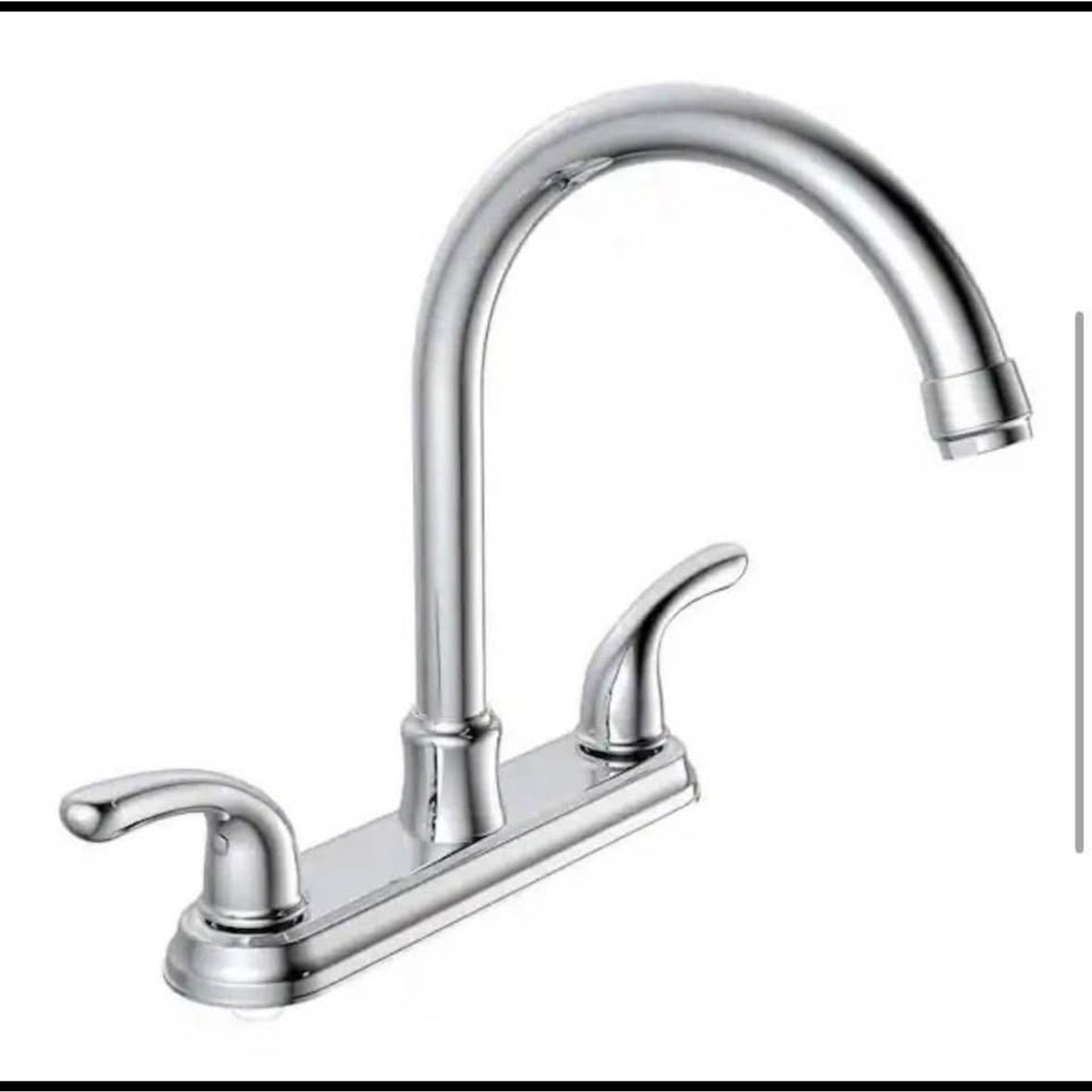 Glacier Bay Two handle Kitchen Faucet with side sprayer