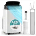 SereneLife Portable Air Conditioner, With Dual Motor, Dehumidifier & Fan | 8,000 BTU AC