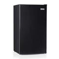 3.2 Cu.Ft. Mini Fridge with Freezer - Single Door Compact Refrigerator with Glass Shelves for Homes