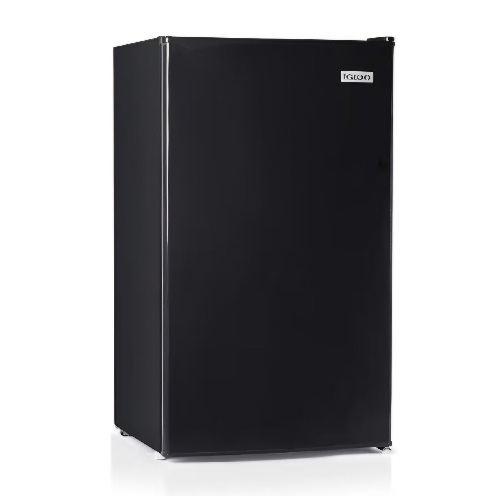 3.2 Cu.Ft. Mini Fridge with Freezer - Single Door Compact Refrigerator with Glass Shelves for Homes