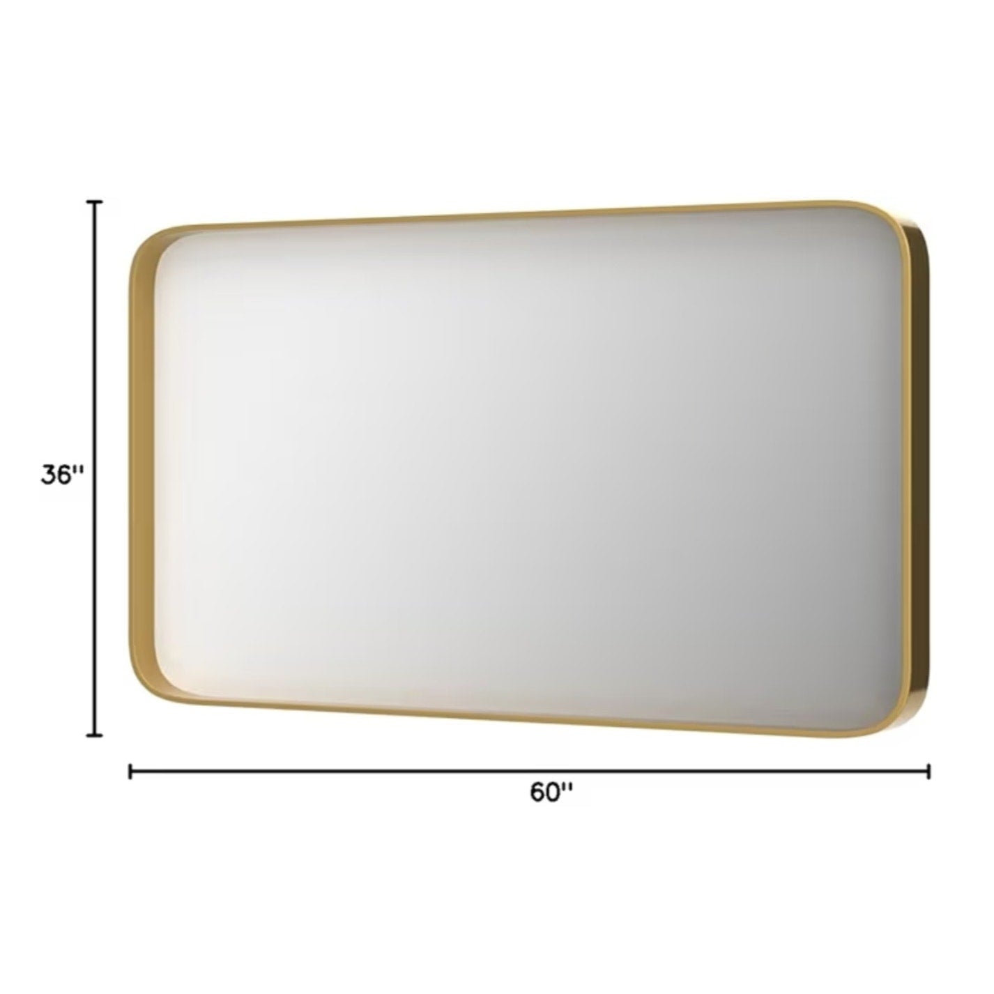 Gold Bathroom Vanity Mirror for Wall