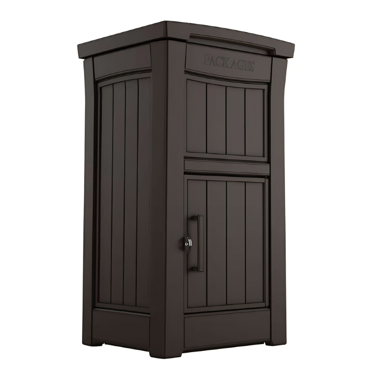 Keter Delivery Box for Porch with Lockable Secure Storage Compartment to Keep Packages Safe