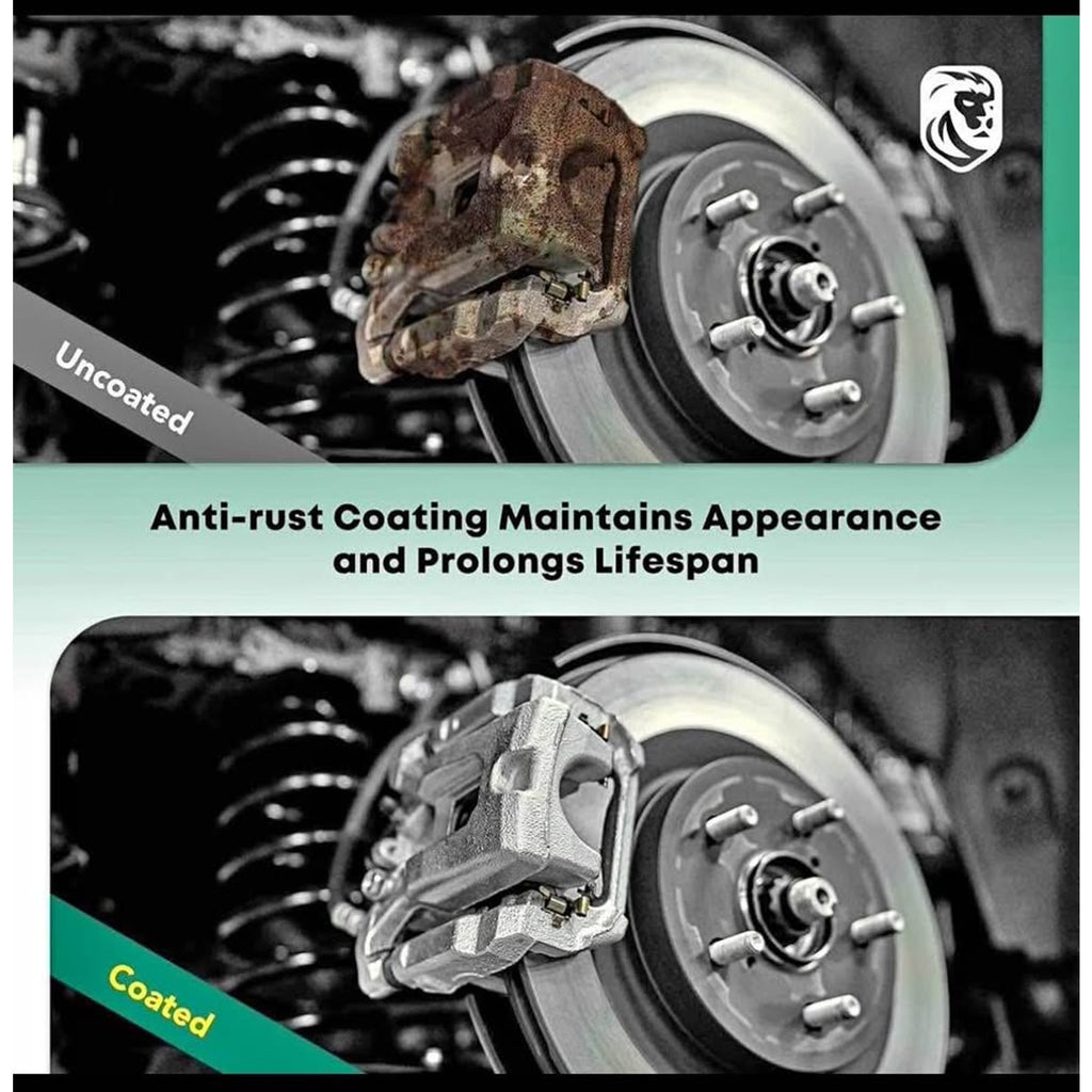 Rear Passenger Side Brake Caliper Assembly with 1 Piston Replacement for Chevrolet Silverado Tahoe G